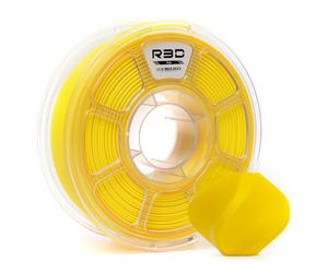 R3D Filamento 3D PLA da 1,75 mm, 0-370 mm/s, stampa ad alta velocità, precisione dimensionale +/- 0,02 mm, bobina di plastica trasparente da 1 kg, filamento per stampa 3D(Giallo)