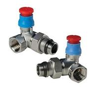 VALVOLA MICROMETRICA TERMOSTATIZZABILE DOPPIA SQUADRO 1/2''x18 Sx R403X024 GIACO