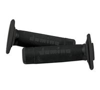 R4R Manopola Gomma Compatibile Con Moto Da Strada Domino Enduro Nere