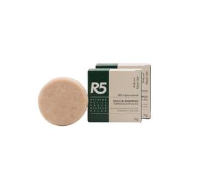 R5 Docciaschiuma Solido Nutriente 2 Pezzi, Origine Naturale, Amido Ris
