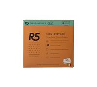 R5, Eco Tabs Lavatrice, 30 Pastiglie per la Lavatrice, con Tensioattivi di Origine Vegetale, Senza Coloranti, Certificate Ecolabel, Plastic Negative Certified con Repurpose Global, Made in Italy