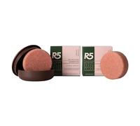 R5, Kit 2 x Shampoo 2-in-1 Solido e 1 Portasapone in Plastica 100% Riciclata