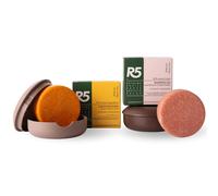 R5 Kit Shampoo 2-in-1 e Docciaschiuma Nutriente, 2 Portasaponi Plastic