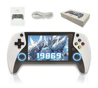R50S Console di gioco portatile retrò,19869 giochi,console di gioco retrò 20+ emulatori,E-sistema open source,console emulatore portatile con schermo IPS OCA HD da 4,0 pollici,3000mAh (Viola 64G)