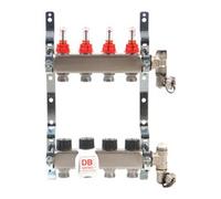 R553FSDB246 Kit collettore in acciaio G 1F x 3/4E /6 (0-5L) GIACOMINI