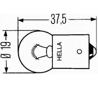 Lampadina R5W 8GA 002 071-121 HELLA per BMW ALFA ROMEO MERCEDES-BENZ FORD OPEL