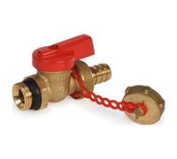 R608DY053 Rubinetto con maniglia a leva, attacchi M-portagomma 1/2 GIACOMINI