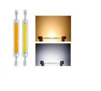 R7S 118mm Dimmerabile Led Lampada 360° Bianco Naturale 15W Rotondo Slim 15MM