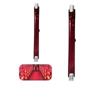 R7S Lampada Alogena 118mm 300W Dimmerabile, Lampadina Riscaldante Rosso Risparmio Energetico COB Lineare Luce 300Lm, Illuminazione Fascio 360° Lampadine Infrarossi R7S, Nessuno Sfarfallio, 2 Pezzi