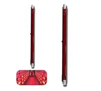 R7S Lampada Alogena 254mm 1000W Dimmerabile, Lampadina Riscaldante Rosso Risparmio Energetico COB Lineare Luce 1000Lm, Illuminazione Fascio 360° Lampadine Infrarossi R7S, Nessuno Sfarfallio, 2 Pezzi