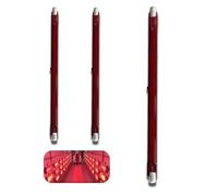 R7S Lampada Alogena 254mm 1300W Dimmerabile, Lampadina Riscaldante Rosso Risparmio Energetico COB Lineare Luce 1300Lm, Illuminazione Fascio 360° Lampadine Infrarossi R7S, Nessuno Sfarfallio, 3 Pezzi