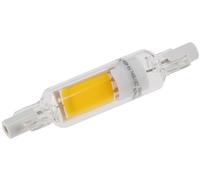 R7s LED bastone luce 78mm vetro 360° 450lm bianco caldo