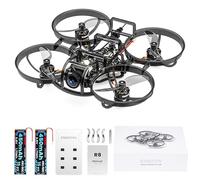 R8 ELRS Tiny Whoop Quadcopter,Ultralight 1S 80mm Micro FPV Drone BNF con 2 batterie Fly12 Mins per FPV Freestyle Racing indoor, Matrix G4 5IN1 FC,FOV160°,0802 20000KV Motore brushless
