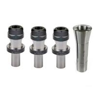R8 ER20 - Set di 3 mandrini a pinza progettato per la compatibilità con tutte le pinze ER20