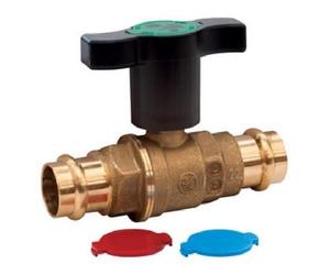 R851VT Valvola a sfera con attacchi a pressare R851VY105 D 28 GIACOMINI