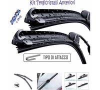 R9 SPAZZOLE TERGICRISTALLO DACIA LOGAN PICK al UP dal 2007 al 2017 50-50 KIT rgx