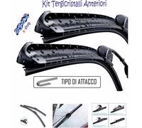 R9 SPAZZOLE TERGICRISTALLO PER HONDA HR al V (dal 2015 al 2017) 65-45 KIT C rgx