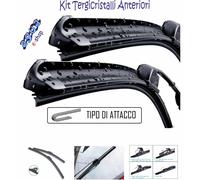 R9 SPAZZOLE TERGICRISTALLO PER OPEL MERIVA A (dal 2003 al 2010) 60-60 KIT C rgx