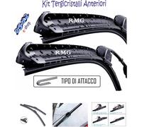 R9 SPAZZOLE TERGICRISTALLO PER OPEL MERIVA A (dal 2003 al 2010) 60-60 KIT CO rmg