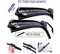 R9 SPAZZOLE TERGICRISTALLO PER RENAULT CLIO ESTATE (dal 2007 al 2013) 60-40 agu