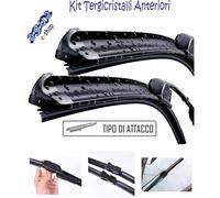 R9 SPAZZOLE TERGICRISTALLO PER SEAT LEON (dal 2005 al 2012) 65-38 KIT COPPIA agu