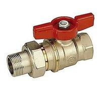 R919 Valvola con attacchi F-M con bocchettone R919X005 3/4F x 3/4M GIACOMINI