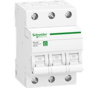 Schneider Electric R9F23325 Schn-Interruttore Automatico Resi9 3P B25A caratteristico 6kA, Bianco