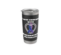 RA Awareness I Love Someone With Rheumatoid Arthritis Bicchiere termico in acciaio inox doppia parete