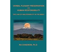 Ra Chaewon Verbal Plenary Preservation and Human Responsibility (Tascabile) 1