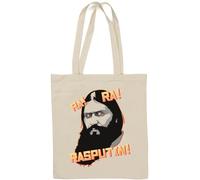 Ra Ra Rasputin Borsa Tote in Cotone Naturale Bianco