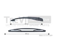 RA126 Braccio tergi, Pulizia cristalli Trevi Automotive