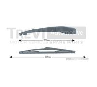 RA186 Braccio tergi, Pulizia cristalli Trevi Automotive