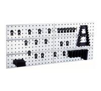 raaco 109642 Ganci per utensili pannello forato x 2 + 28 clip (L x A x P) 1040