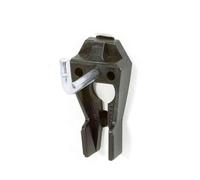 Raaco 110754 gancio curvo, nero, 7,6 cm/25 mm, set da 5 pezzi