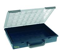 raaco 136204 "Assortiti 55 4x8-0" Scatola vuota a compartimento, blu/trasparente