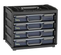 raaco, 136242, HandyBox, equipaggiato, 55 x 4, nero