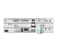 RAACO 109659 - Pannello forato x 3 + 44 clip