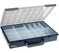 raaco Assorter 55 4x8-17 scatola porta oggetti organizer porta minuteria porta viti, cassetta porta attrezzi in plastica con 17 scomparti, organizer per viti e utensili, leggero e resistente