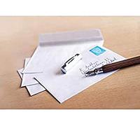 Raadhuis - Buste per lettere, 156 x 220 mm, formato A5, autoadesive, 80 g, 100 pz, colore: bianco