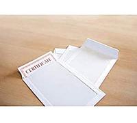 Raadhuis - Buste per lettere, 262 x 371 EB4, con dorso rinforzato, 120 g, 100 pz, colore: Bianco Autoadesivo