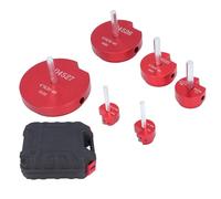 Raamer di tubi di Gearwell, set di utensili per tubi in PVC 6 pcs e set di strumenti di presa in alluminio, strumento di risalto per 1 bit per trapano 2 pollici 3 4in-4in