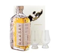 Raasay Distillery Whisky Single Malt 70cl 2 glasses gift box