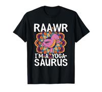 Raawr I'm A Yogasaurus Mandala Dinosauri Yoga Maglietta
