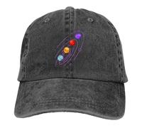 RAAXIHL Berretto Estivo Visiera Parasole Linee semplici Hip Hop Caps Molte Terre sotto Un Sole Cappello Cowboy Cappelli con Visiera Calore Invernale