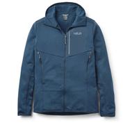 Rab - Pile tecnico caldo e traspirante - Ascendor Hoody Tempest Blue per Uomo - Taglia XL
