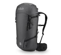 Rab Ascendor - Zaino leggero e resistente, per arrampicata e alpinismo, Nero , 45-Liter (Back Length - Medium)
