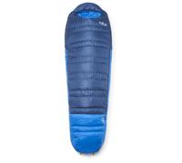 Rab - Ascent 0C / 32F - Sacco a pelo in piuma Regular - Body Size: 185 cm Zip: Right blu