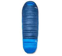 Rab - Ascent -18C / 0F - Sacco a pelo in piuma Regular - Body Size: 185 cm Zip: Left blu