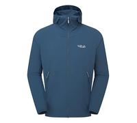 Rab Borealis - Giacca da uomo con cappuccio, leggera, impermeabile, per escursionismo e arrampicata, Blu Tempesta, S