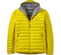 Rab - Doudoune de randonnée en duvet recyclé - Microlight Alpine Hoody Dark Pollen - Taglia XL - Giallo